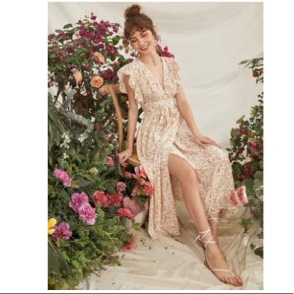 Maxi Dress with Slit - Picture 2 of 2